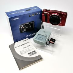 Canon PowerShot PC2047 SX700 HS, working condition confirmed, red, with 32GB SD card. Digital camera. (Item No. KKVUKO4459)