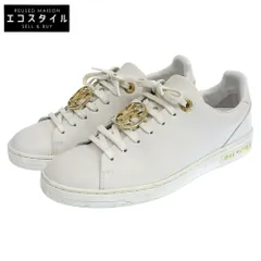 LOUIS VUITTON ルイヴィトン フロントロー スニーカー シューズ レディース ホワイト 36 1/2 17年製 36 1/2