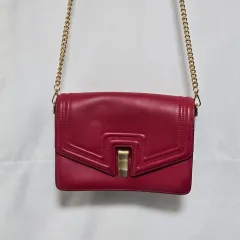 ジョイ・グレースン レッド ミニ スクエア チェーン クロスバック 0102