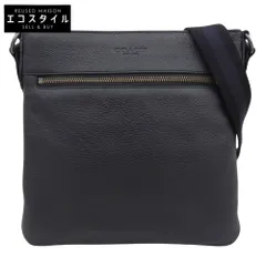 COACH コーチ レザー クロスボディ ショルダーバッグ メンズ 黒 ブラック 72101