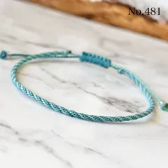 481 組み紐　ブレスレット　ハンドメイド　ミサンガ　お守り