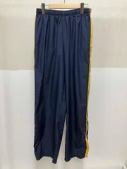 NIKE ナイキ　メンズ　サイドライン ロングパンツ　ネイビー イエロー　XLサイズ