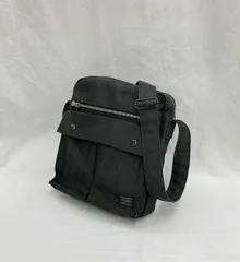 PORTER ポーター SMOKY スモーキー ショルダーバッグ ブラック 黒 ダークグレー コーデュラダック ロゴ 日本製 吉田カバン