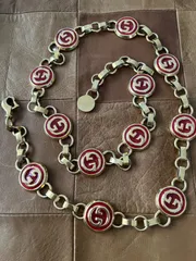 オールドグッチ☆チェーンベルト☆ヴィンテージ☆重量感あります☆gucci