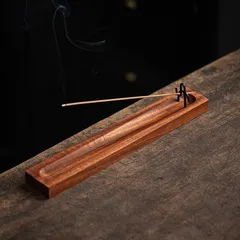 可愛い お香置き 線香皿 お香ホルダー お線香立て お香立 香立て 立て (ウッドブラウン) お香 仏壇用 おしゃれ インテリア 斜め インセンスホルダー 木 お香たて 木製 線香立て オシャレ お香立て HARGIO