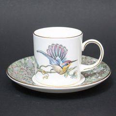 美品 vintage Wedgwood クタニクレーン デミタスカップ＆ソーサー