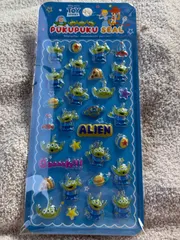 ぷくぷくシール　エイリアン