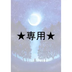 RUKURUKUさま専用（原画）月夜への願い【SMサイズ／水彩画／#3091b】