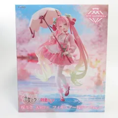 中古 未開封品 AMP＋ 初音ミク 桜ミク 桜ドレスver. TAITO/タイトー フィギュア pr03156