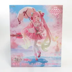 中古 未開封品 AMP＋ 初音ミク 桜ミク 桜ドレスver. TAITO/タイトー フィギュア pr03159