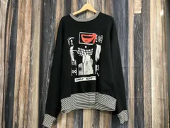 C.E シーイー Lips Display Crew Neck スウェット トレーナー CES28CS04 ブラック XL