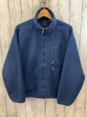 Patagonia パタゴニア フリース 90s～ シンチラ ネイビー 25410 USA製 右袖穴あき