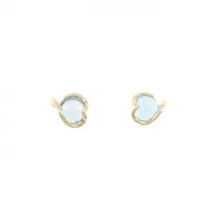 K18YG ブルートパーズ ピアス