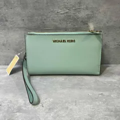 MICHAEL KORS 財布 ロゴ財布 グリーン マイケルコース 