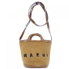 美品】MARNI かごバッグ ストロー レザー - メルカリ