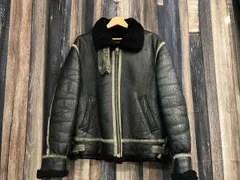 MORGAN PRODUCTIONS モーガンプロダクション B-3 フライトジャケット 羊革 ムートン ブラック 42