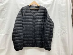 mont-belI ダウンジャケット スペリオダウン ラウンドネックジャケット 1101503 ブラック XLサイズ 