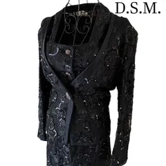 D.S.M. モード 総レース スパンコール  ラグジュアリー 3ピースセットアップ