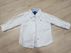 トミーヒルフィガー キッズ 白 長袖 シャツ (12M)