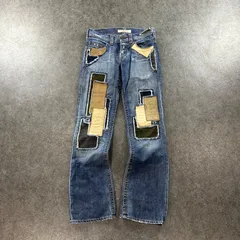 ESTA 1921 WESTERN GLOVE WORKS Denim Jeans archive ウェスタングローブワークス デニムパンツ ジーンズ ジーパン ストレート ボタンフライ パッチワーク つぎはぎ W29 29×32のサムネイル