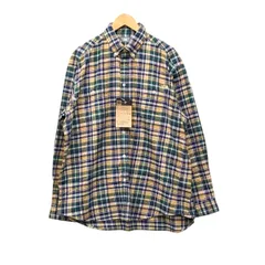 未使用品 THE NORTH FACE L/S FROSTFORGE FLANNELSHIRT ノースフェイス チェックシャツ NR62431 ブラウン グリーン系 サイズ L