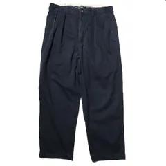 90's ポロラルフローレン 2タック コットン チノパンツ (34/29) 紺 ポロチノ チノパン メキシコ製 旧タグ オールド アンドリューパンツ アメリカ古着 USED ビンテージ ヴィンテージ