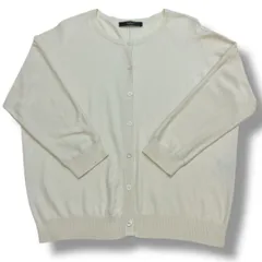 WEEKEND Max Mara ウィークエンドマックスマーラ ドルマンカーディガン サイズM クリーム色 NO 534110670750 ラウンドネック 7B 薄手 長袖 シンプル レディース 春 ゴーゴー古着マルイ北千住店NO.草3453