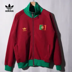 アディダス adidas トラクジャケット F エンジ グリーン ポルトガル代表 90s 00s ヴィンテージ Vintage FIFA 1974年モデル SixTONES 松村北斗 着用 サッカー スポーツ ストリート 古着 N5150
