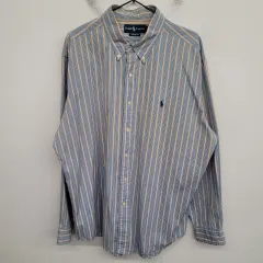 110/XXL Polo ポロラルフローレン ストライプ シャツ