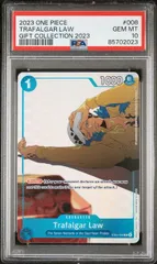 【PSA10】トラファルガー・ロー (C) {青} 〈ST03-008〉 [英語版/ギフトコレクション 2023] 海外限定プロモ