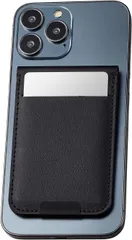 0099 エレコム スマホスタンド カードケース Magsafe (マグセーフ) iPhone用 マグネット取り付け フリーアングル カードポケット付き 【iPhone14/13/12シリーズ対応】 ブラック AMS-BPDSFBK