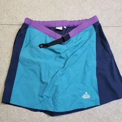 TARAS BOULBA ナイロンラップショートパンツ  パープル×ブルー　M　u7273e