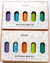 新品　2個セット　WELEDA ヴェレダ バスミルク ミニセットN 浴用化粧料 アソートタイプ ギフト プレゼント トライアル バスタイム ラベンダー ローズマリー アルニカ シトラス モミ 天然由来成分 オーガニックのサムネイル