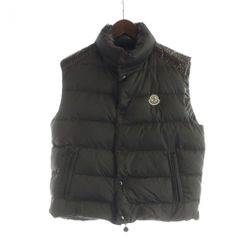 人気モデル・美品】モンクレール☆ダウンベスト ワッペン ジップアップ 