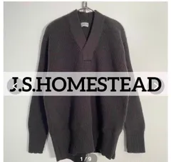 新品タグ付きJ.S.HOMESTEAD コマンドニット スキッパー リブニットセーター