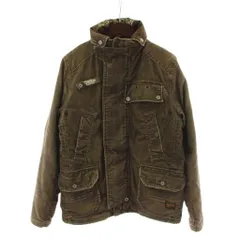 ジースターロウ G-Star RAW コーディロイジャケット S 茶 ブラウン スタンドカラー GS3301 /PP ■GY12