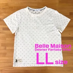 ベルメゾン Disney 裏地にミッキー柄 のTシャツ 半袖 LL 綿100％のサムネイル