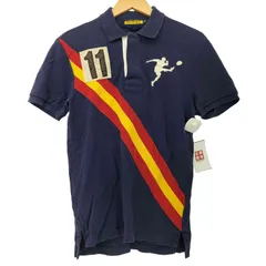 ラグビーラルフローレン Rugby Ralph Lauren ラガーマン 刺繍 鹿の子 ポロシャツ ラガーシャツ メンズ import：XS 