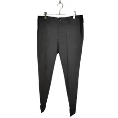 1PIU1UGUALE3 ウノピゥウノウグァーレトレ RIB TAPERED SLACKS リブ テーパード グレンチェック スラックス パンツ MRP285 PRY023 4 ダークグレー メンズのサムネイル