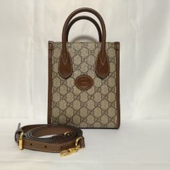 GUCCI GGパターン デニム ミニトートバッグ ショルダー付き | Mercari