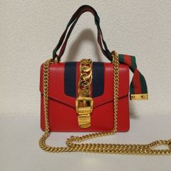 GUCCI グッチ シルヴィ シェリーラインチェーン ショルダーバッグ