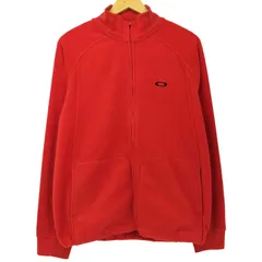 オークリー OAKLEY Y2K archive オーバル刺繍 ラグラン 裾ドローコード ジップアップ フリース ジャケット メンズ import：S のサムネイル