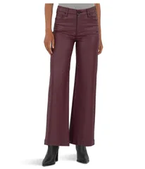 カットフロムザクロス レディース ボトムス デニムパンツ ワイドレッグ KUT from the Kloth Meg Highrise Fab Wide Leg Wide Hem Blackberry