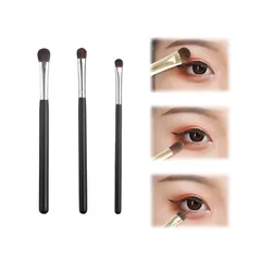 熊野筆 アイシャドーブラシ （3本セット） アイメイクブラシ アイシャドウブラシ アイライナーブラシ アイシャドウブラシセット アイブロウブラシ メイクブラシ 化粧筆 超柔らかい 人気 S M L 3種