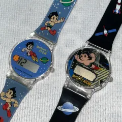 小物用) レトロ ヴィンテージ Atom リストウォッチ 2種 セット