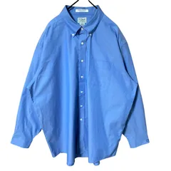 2XL  ボタンダウン 無地 シンプル 単色 エルエルビーン オーバーサイズ シャツ レディース ユニセックス メンズ 古着 長袖 CHM