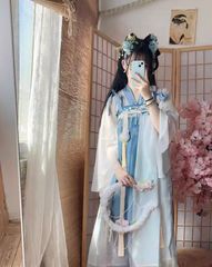 魔道祖師 MDZS 藍湛 藍忘機 ウィッグ セット済 - メルカリ