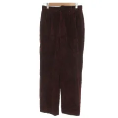 ニューヨーカー NEWYORKER パンツ 11 ワインレッド 赤茶色 コーデュロイ タック入り 長ズボン /SC ■GY06