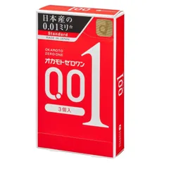 OKAMOTO オカモトゼロワン レギュラー 岡本 コンドーム オカモト ゼロワン 0.01ミリ 3個入り 避妊具のサムネイル