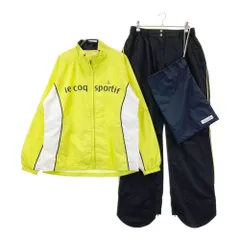 サイズ：L LE COQ GOLF ルコックゴルフ  レインウェア 上下セットアップ  イエロー系 [240101634037] ゴルフウェア レディース ストスト